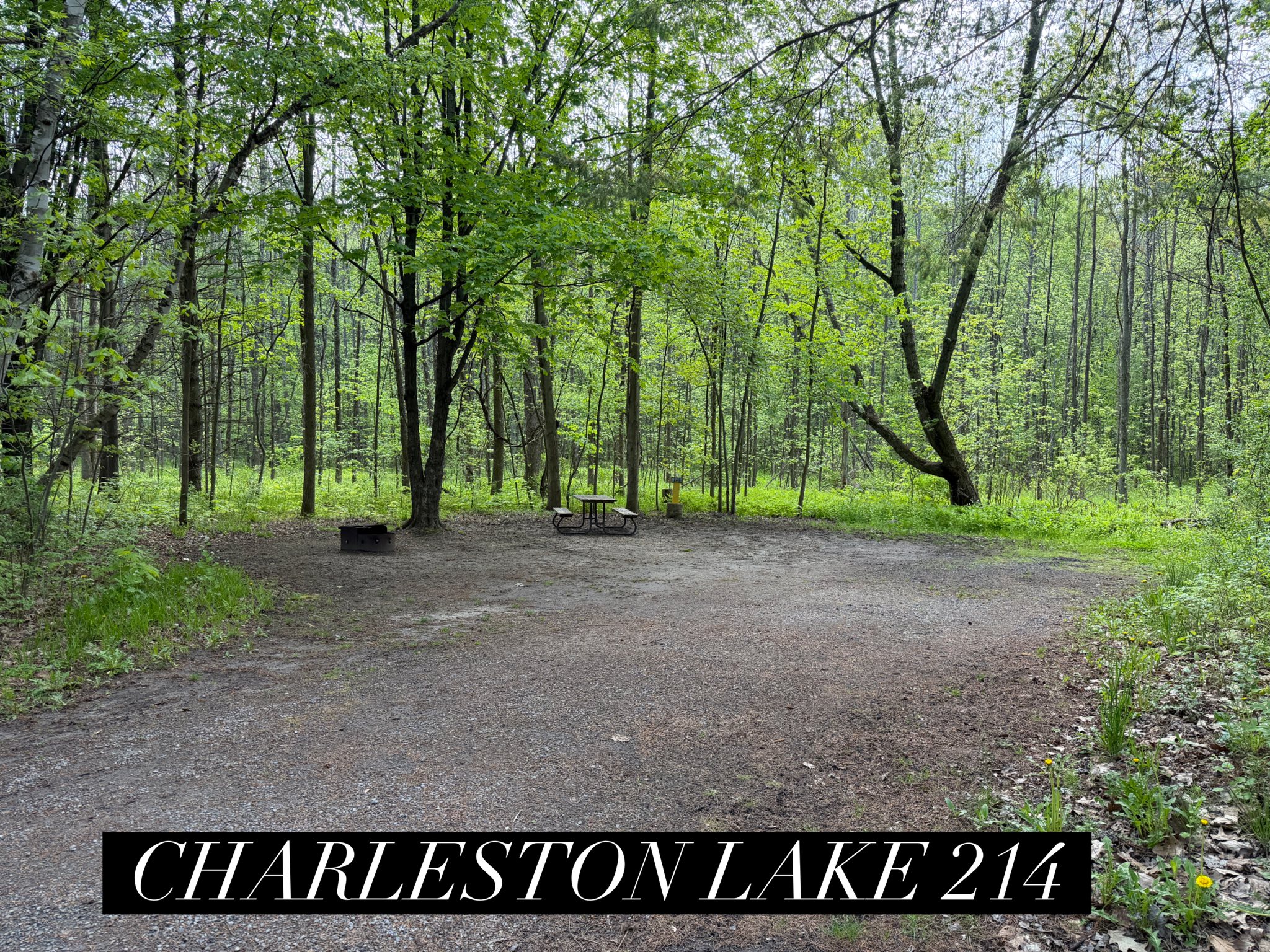 Bayside Campground at Charleston Lake Provincial Park