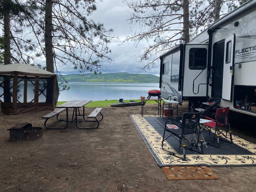 West Campground at Driftwood Provincial Park