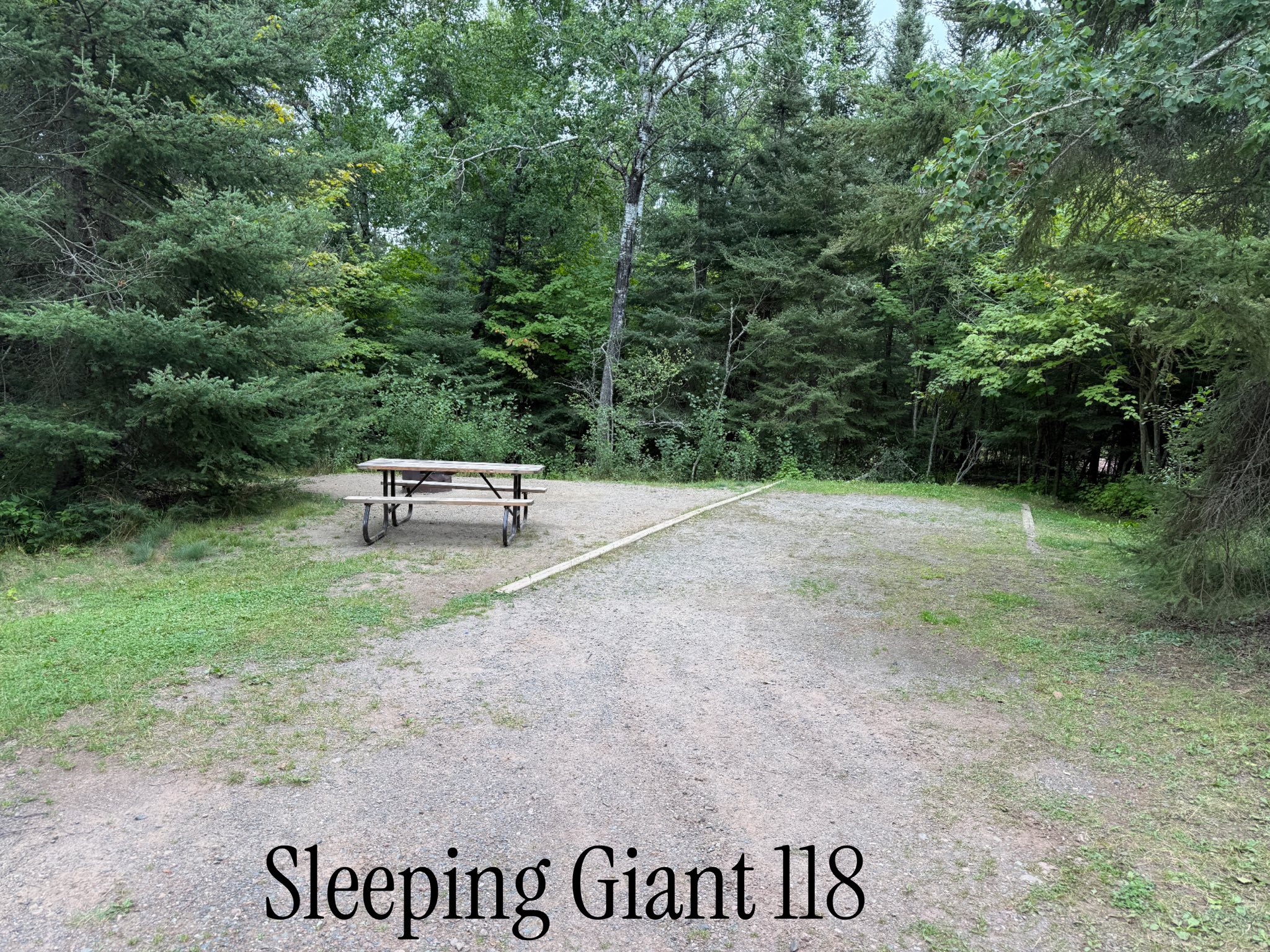 Marie Louise Lake B Campground at Sleeping Giant Provincial Park